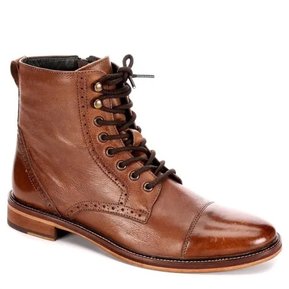 Franco Fortini Mens Drexel Lace Up Boot Shoes 10M